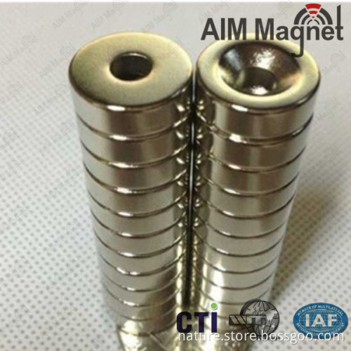 round countersunk magnet 12mm x 4mm